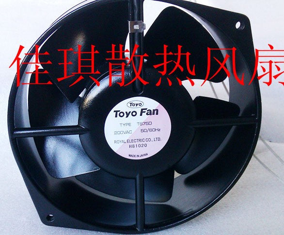 ROYAL T675D 200V 43/44W 2wires Cooling Fan ROYAL T675D 200V 43/44W 2wires Cooling Fan